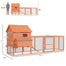 pawhut-grand-poulailler-bois-145-avec-enclos-pondoir-et-rampe image 4