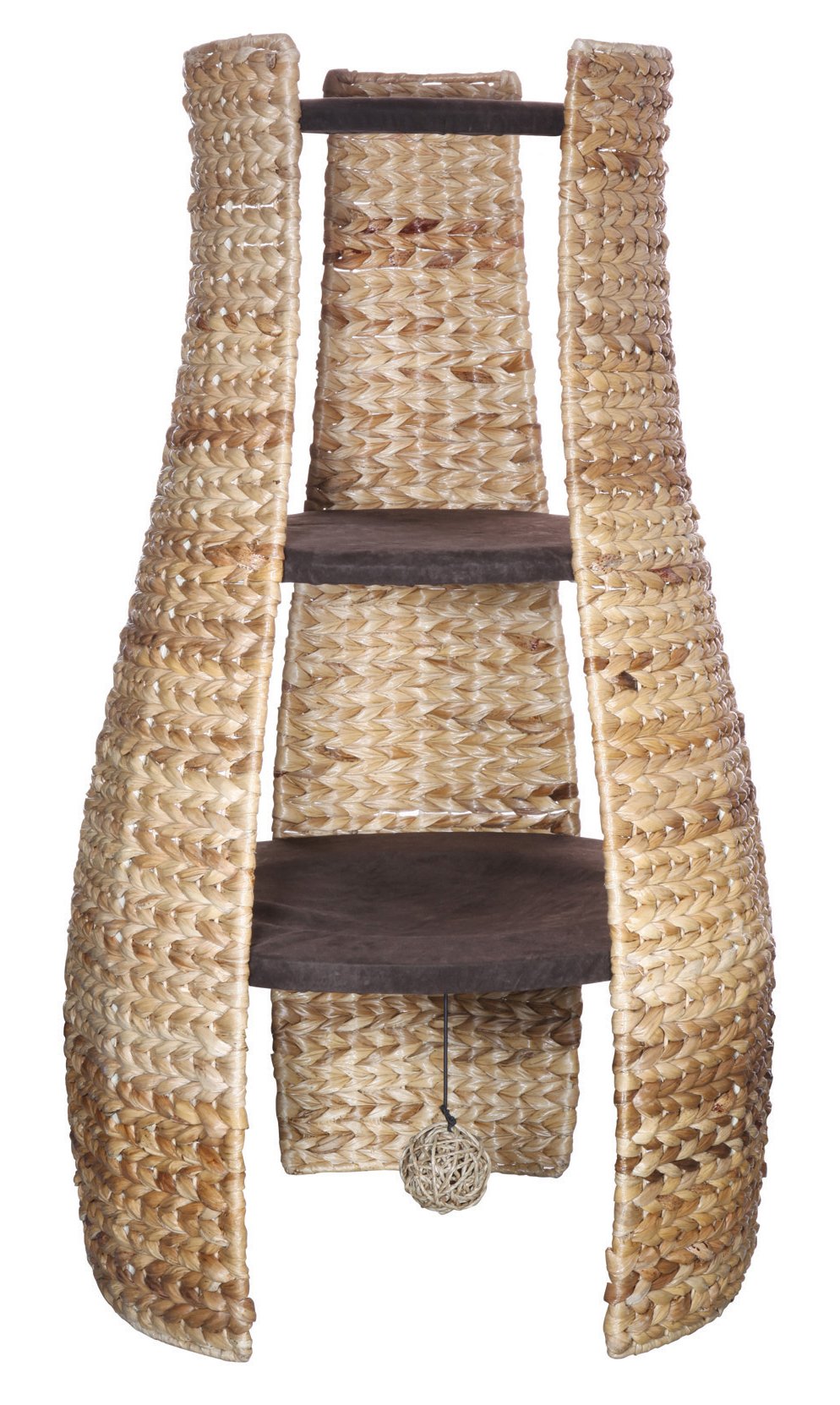 catit-hideaway-arbre-chat-3-tages-fibre-de-banane-87-x-58-cm image 1