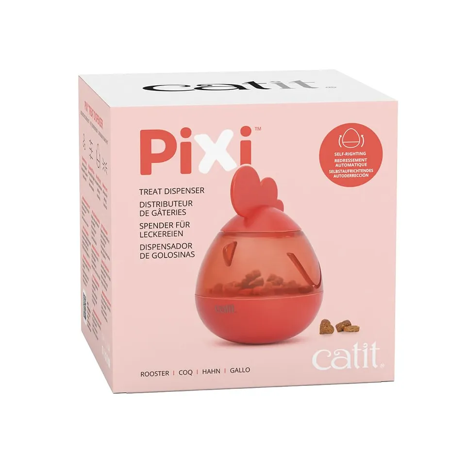 catit-pixi-jouet-distributeur-de-friandises-pour-chat-coq image 1