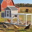 pawhut-poulailler-en-bois-82-pour-2-3-poules-avec-pondoir-et-bac-gris image 4