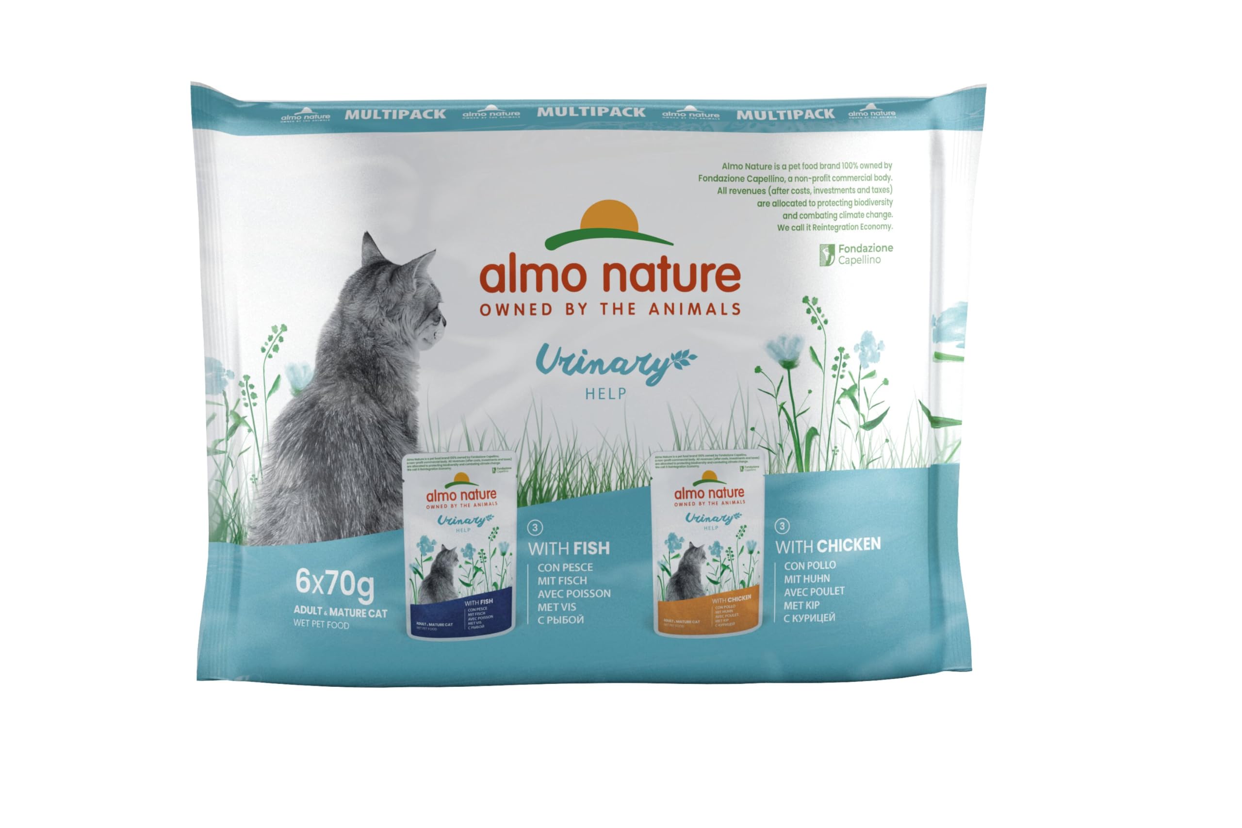 almo-nature-functional-urinary-help-poulet-nourriture-humide-chat-30-x-70-g image 2