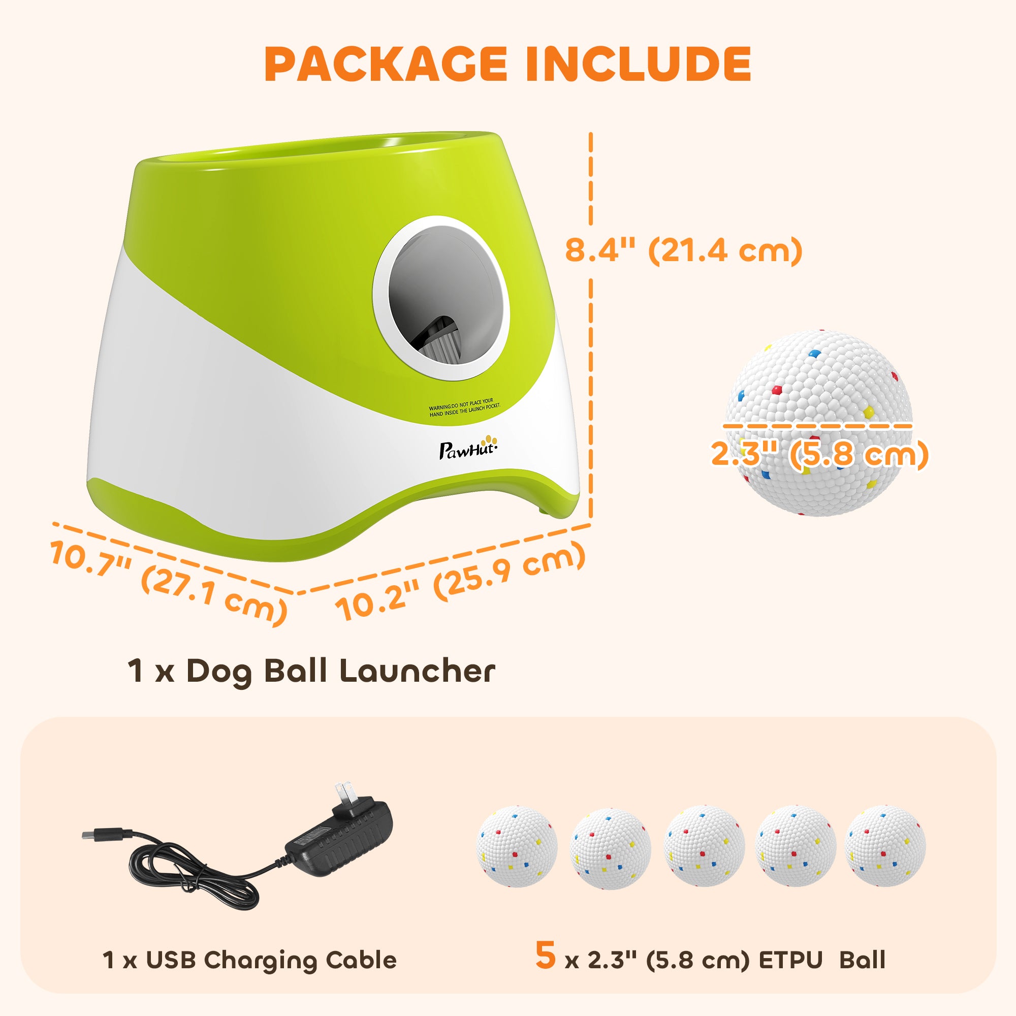 pawhut-lanceur-de-balles-automatique-chien-3-distances-5-balles-etpu-vert image 5