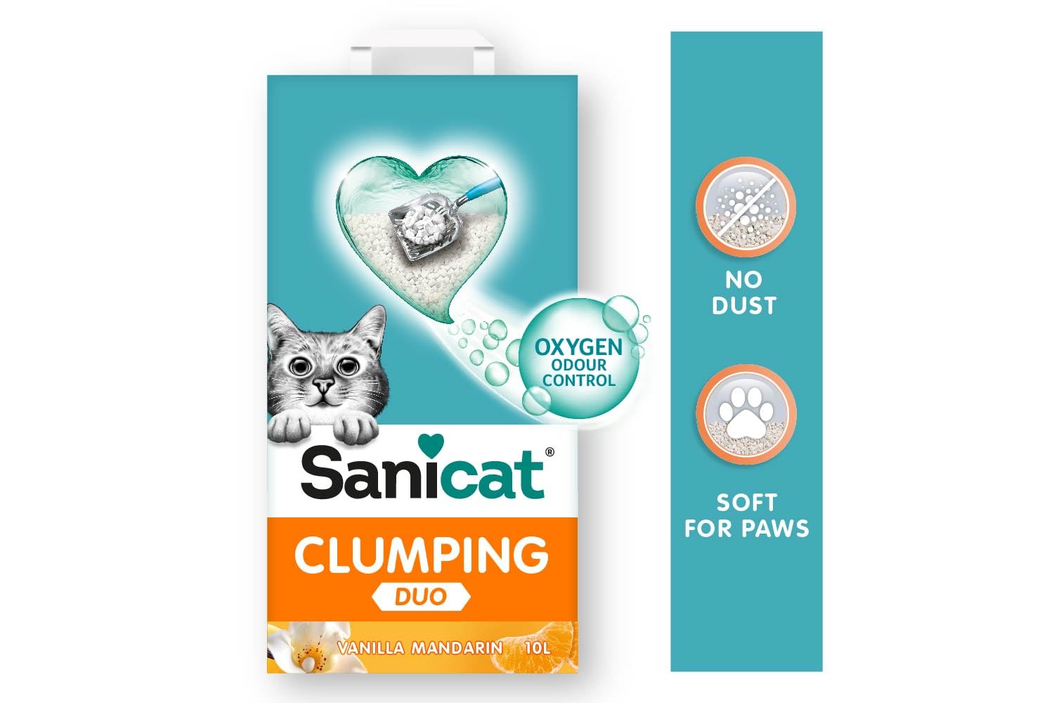 sanicat-liti-re-agglom-rante-blanche-vanille-mandarine-10-l image 2