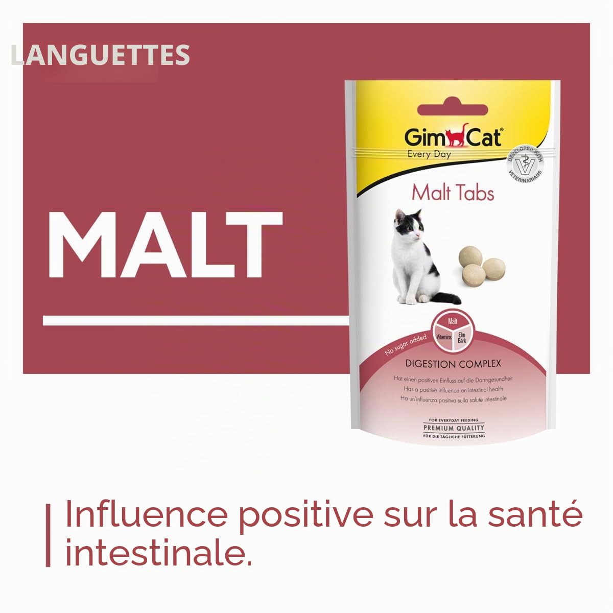 gimcat-malt-tabs-pastilles-malt-digestion-chat-40-g image 2