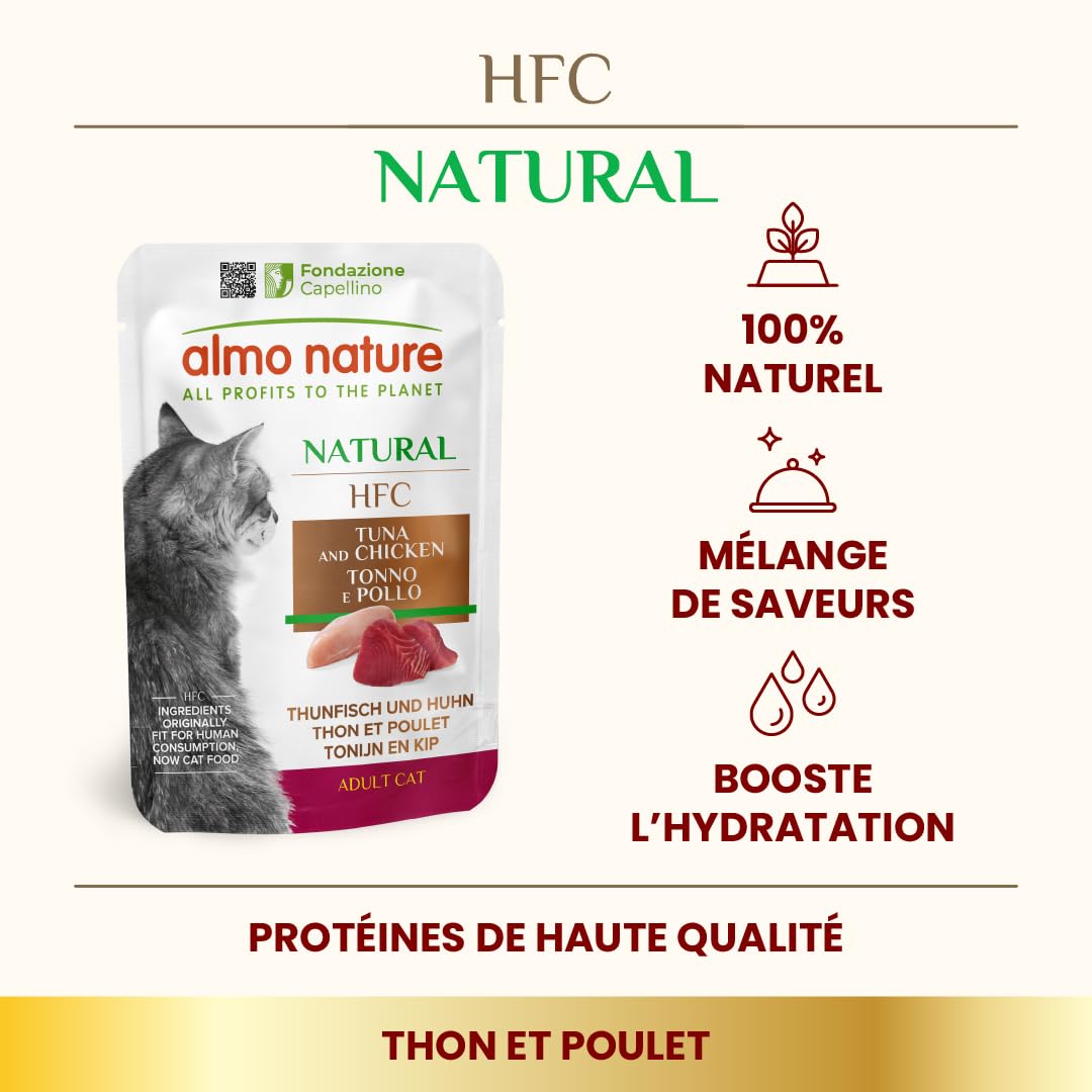 almo-nature-hfc-natural-thon-et-poulet-nourriture-humide-pour-chat-adulte-24-x-5 image 2