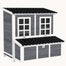 pawhut-poulailler-ext-rieur-avec-pondoir-tiroir-et-toit-tanche-gris-clair image 2
