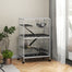 pawhut-cage-5-tages-127-cm-petits-animaux-avec-4-portes-et-plateau-amovible-gris image 2