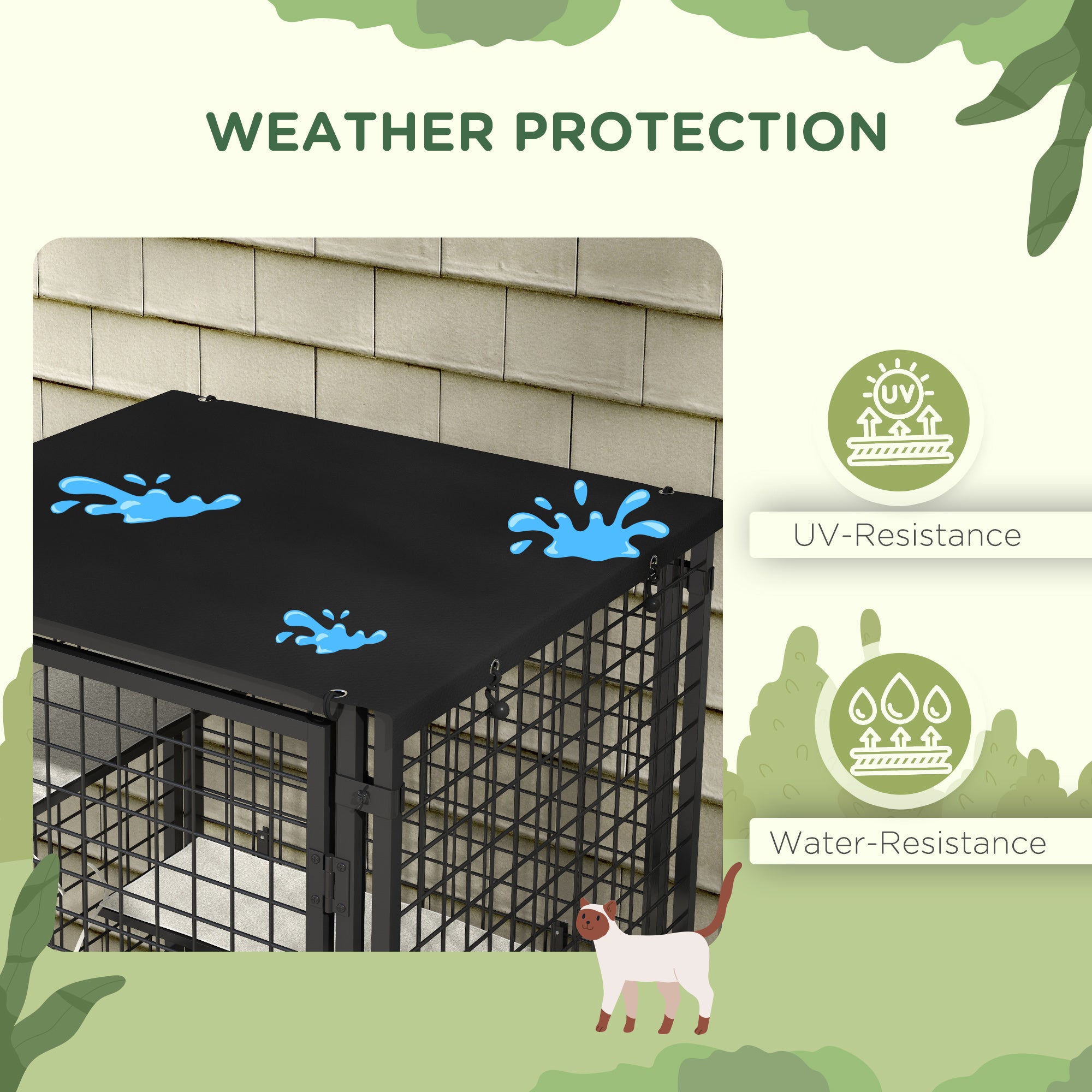 pawhut-grand-catio-m-tal-180-cm-avec-5-plateformes-et-auvent-noir image 7