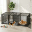 pawhut-cage-chien-m-tal-robuste-83-avec-s-parateur-et-tapis-imperm-able-noir image 3