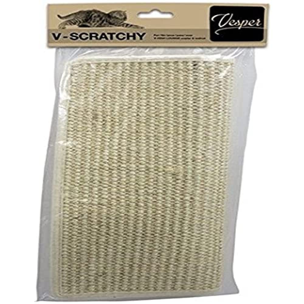 catit-vesper-sisal-v-scrat-tapis-en-sisal-32-x-32-cm-pour-lounge-52054-vip-loung image 1