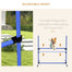 pawhut-kit-d-agilit-chien-6-haies-de-saut-r-glables-bleu image 6