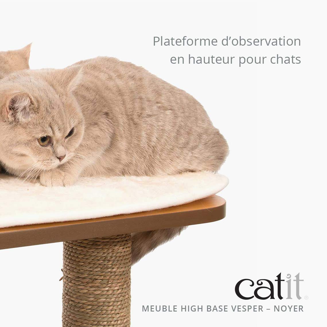 vesper-high-base-52045-arbre-chat-haut-en-noyer-avec-poteaux-sisal-et-cube-douil image 2
