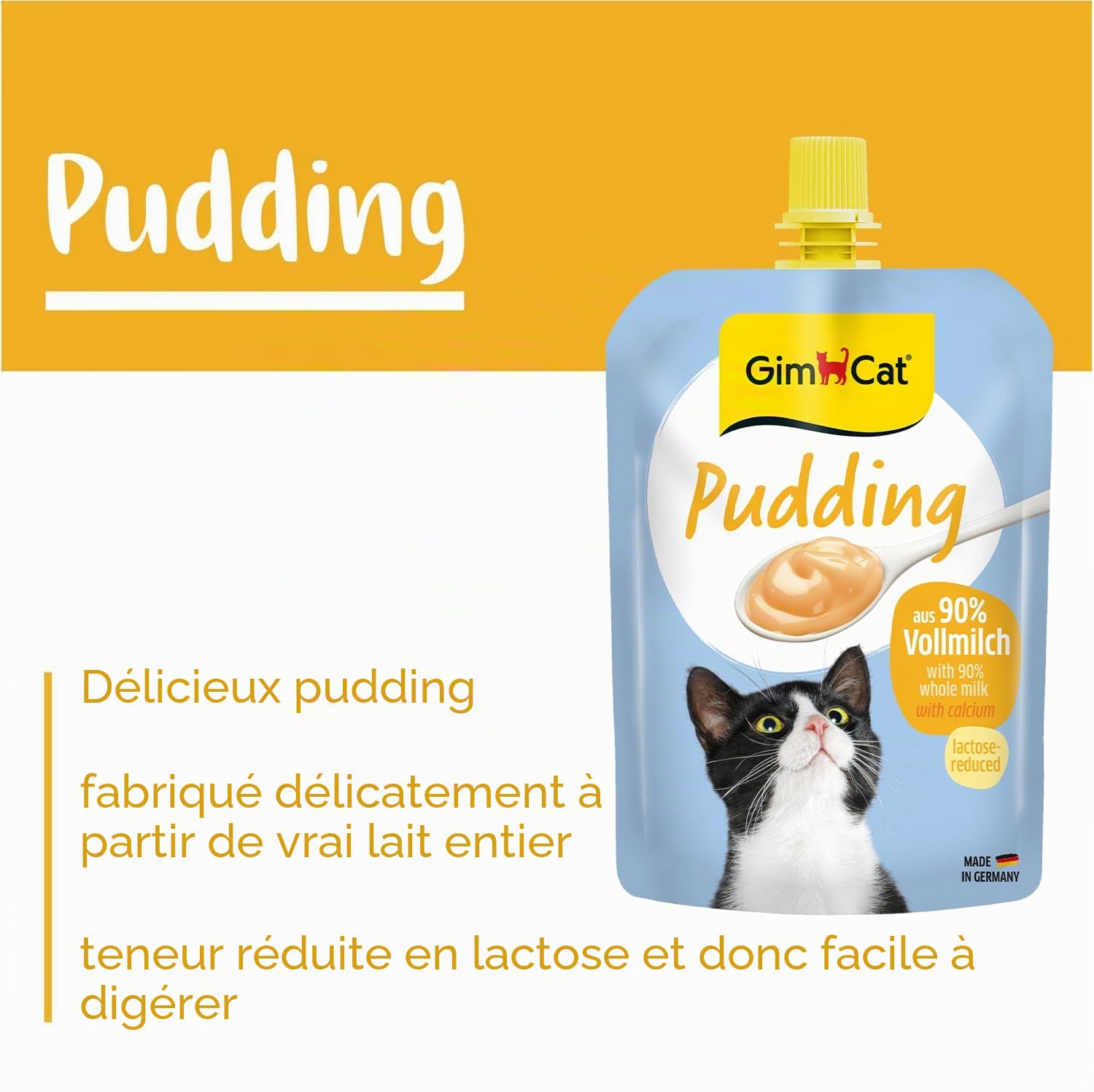 gimcat-pudding-au-calcium-snack-lait-entier-pour-chat-150-g image 2
