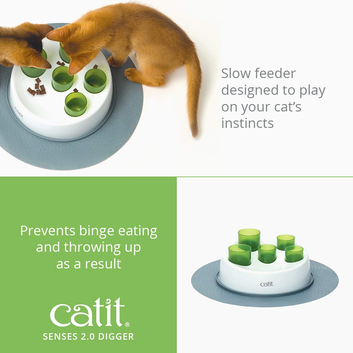 catit-senses-2-0-digger-pelle-distributeur-de-friandises-et-croquettes-pour-chat image 2
