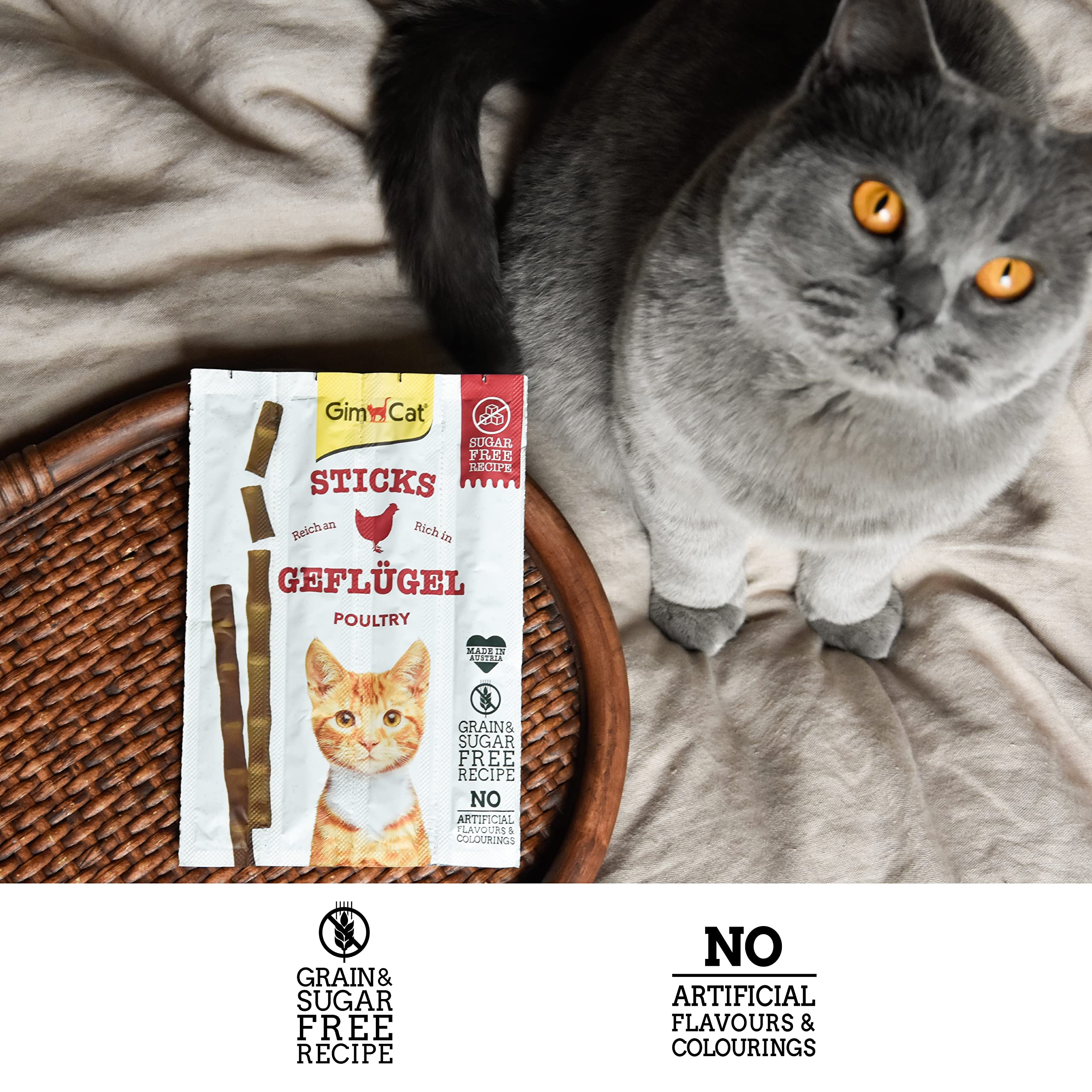 gimcat-sticks-volaille-b-tonnets-m-cher-pour-chat-4-sticks image 2