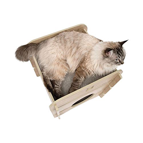 catit-vesper-cottage-52112-meuble-cachette-pour-chat-2-tages-ch-ne image 8