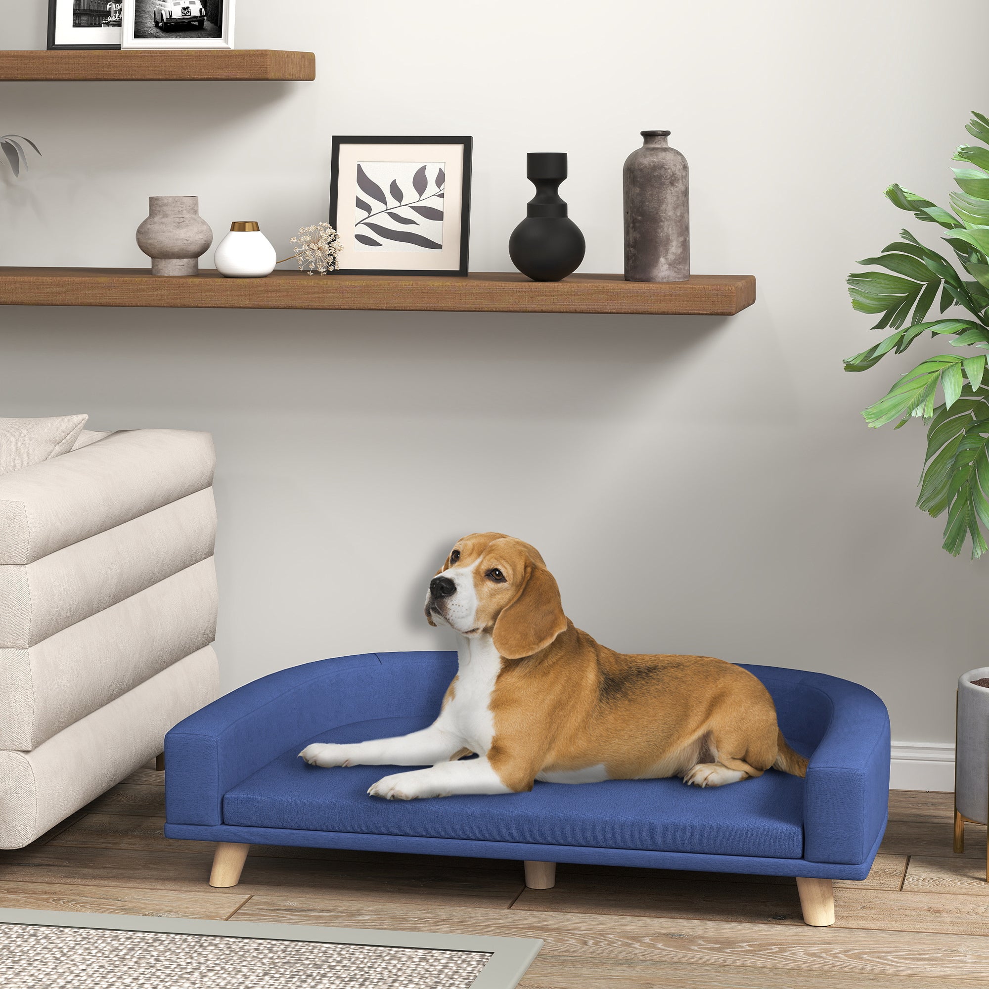 pawhut-canap-lit-pour-chiens-grandes-tailles-bleu-moelleux image 4