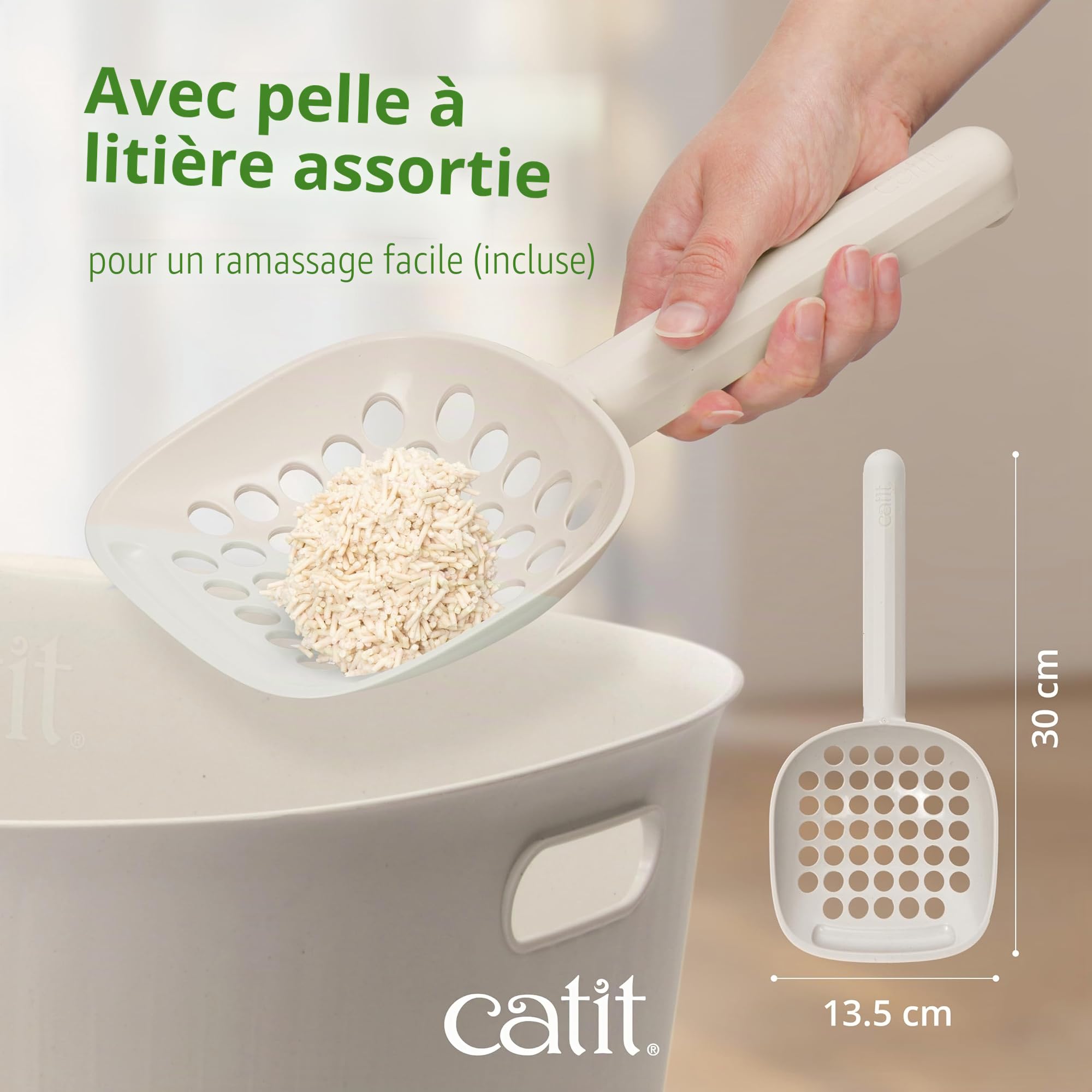 catit-bac-liti-re-bords-hauts-avec-pelle-plastique-recycl image 7