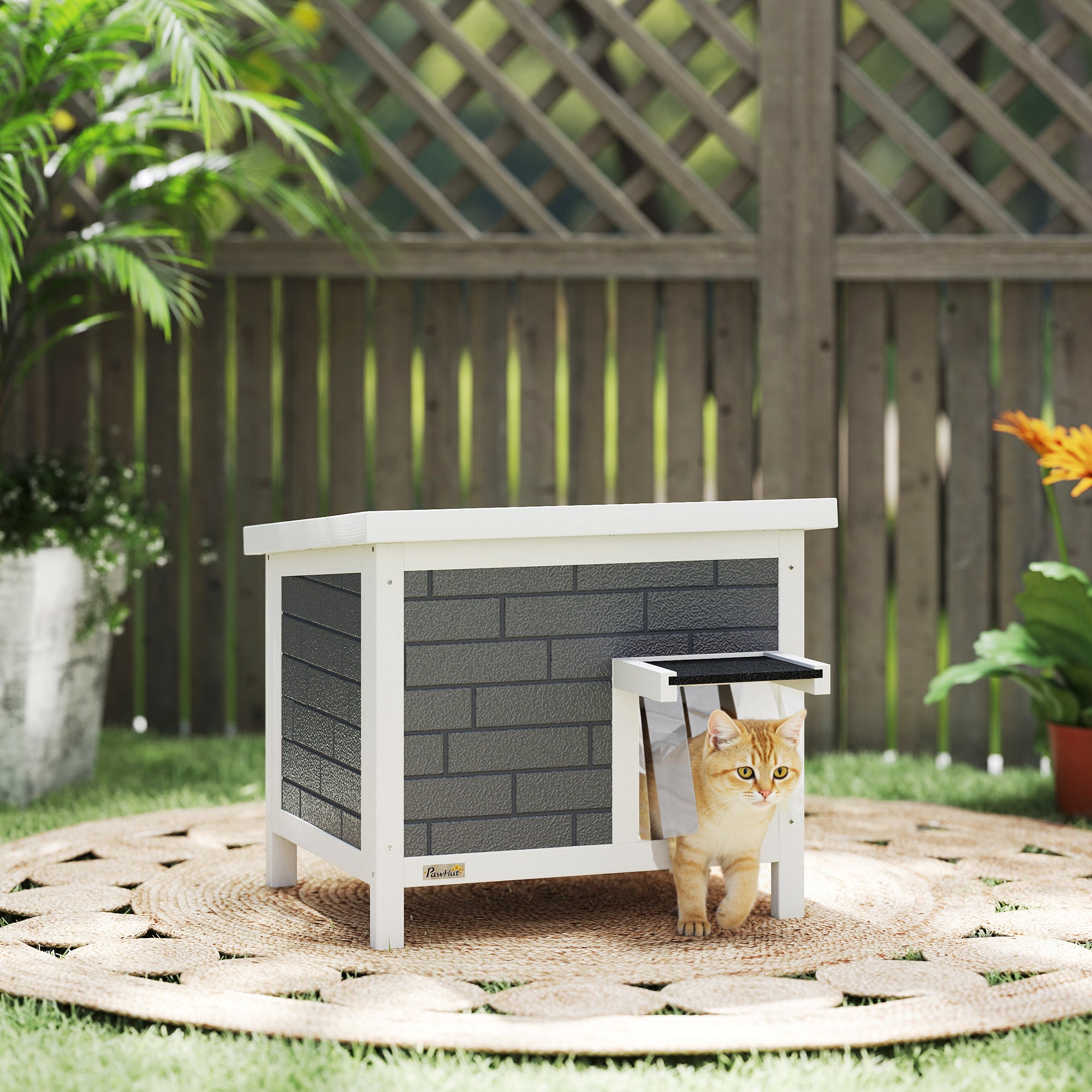 pawhut-niche-chat-ext-rieure-isol-e-toutes-saisons-61-x-51-x-53-5-cm-gris image 4