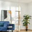 pawhut-arbre-chat-sol-plafond-avec-griffoirs-sisal-marron-clair image 3