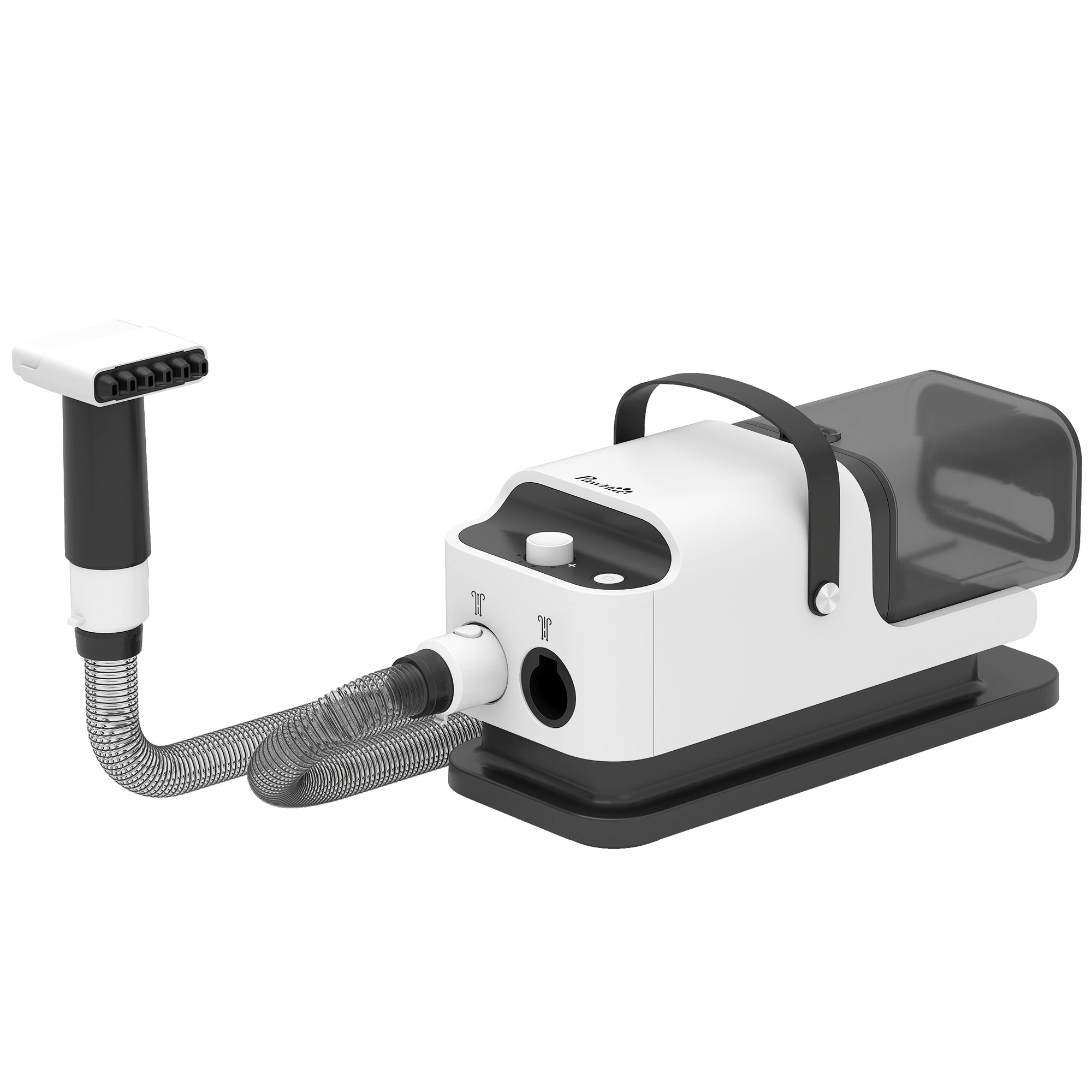 pawhut-kit-toilettage-chien-aspirateur-5-en-1-avec-s-choir-et-tondeuse-1-8l-1200 image 2