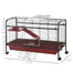 pawhut-cage-petits-animaux-41-avec-mangeoire-roulettes-rampe-et-plateforme image 4