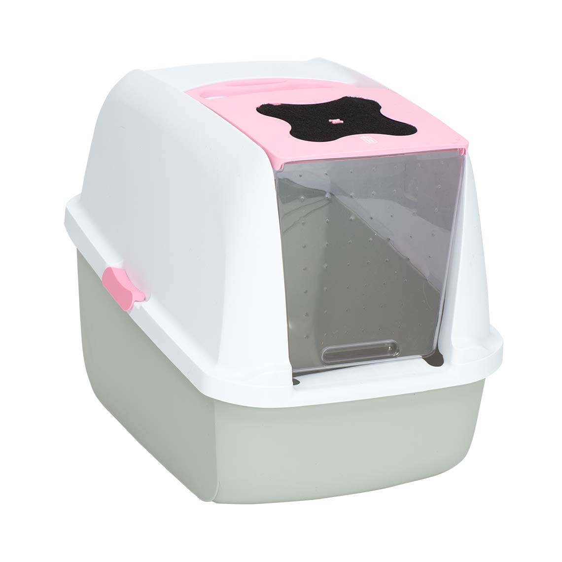 catit-maison-de-toilette-rose-bac-liti-re-ferm-57-x-46-5-x-39-cm image 1