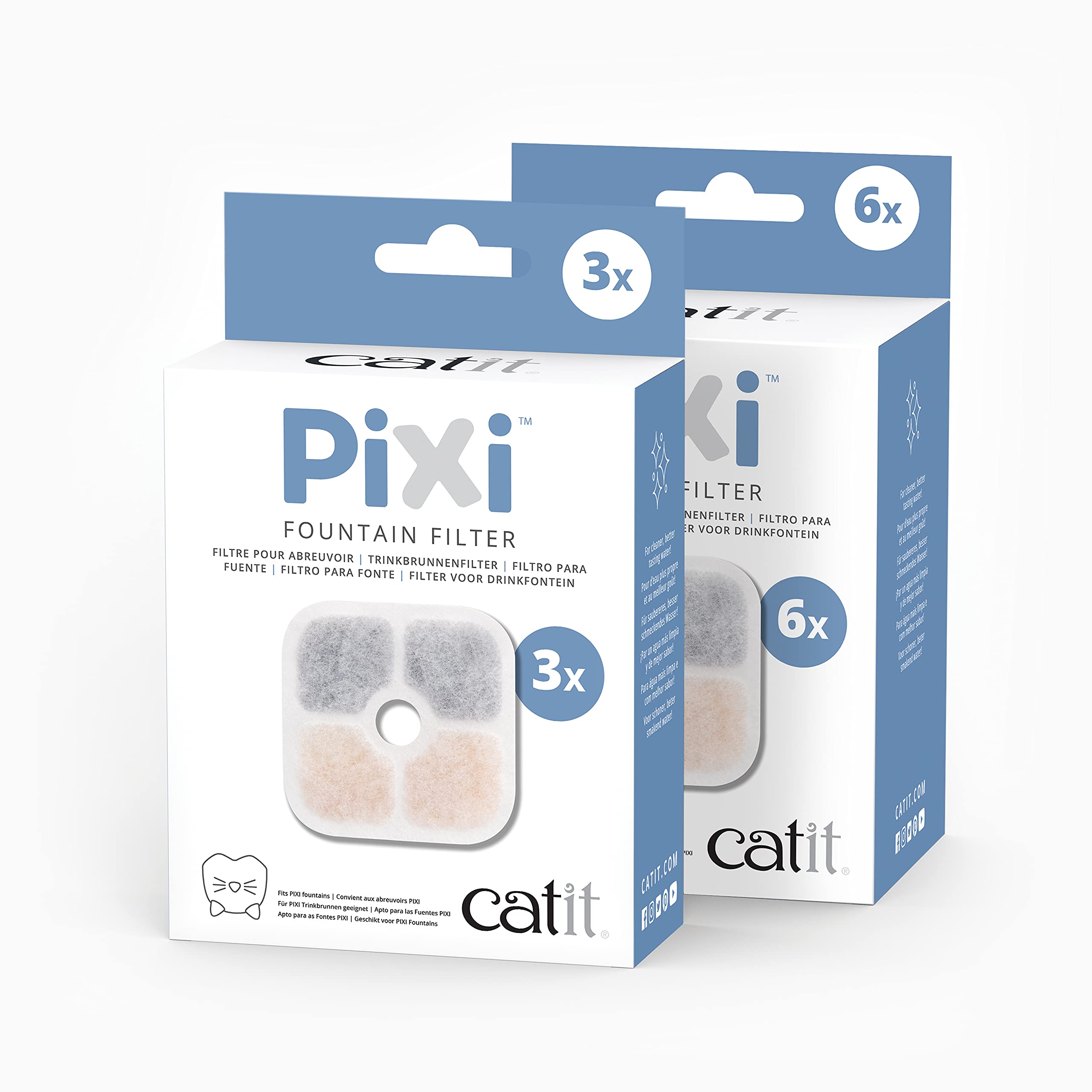 catit-pixi-lot-de-6-filtres-triple-action-pour-fontaine-chat image 5