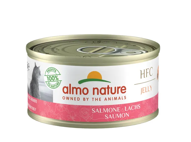 almo-nature-hfc-jelly-nourriture-humide-pour-chat-adulte-au-saumon-70-g-x-24-bo- image 1