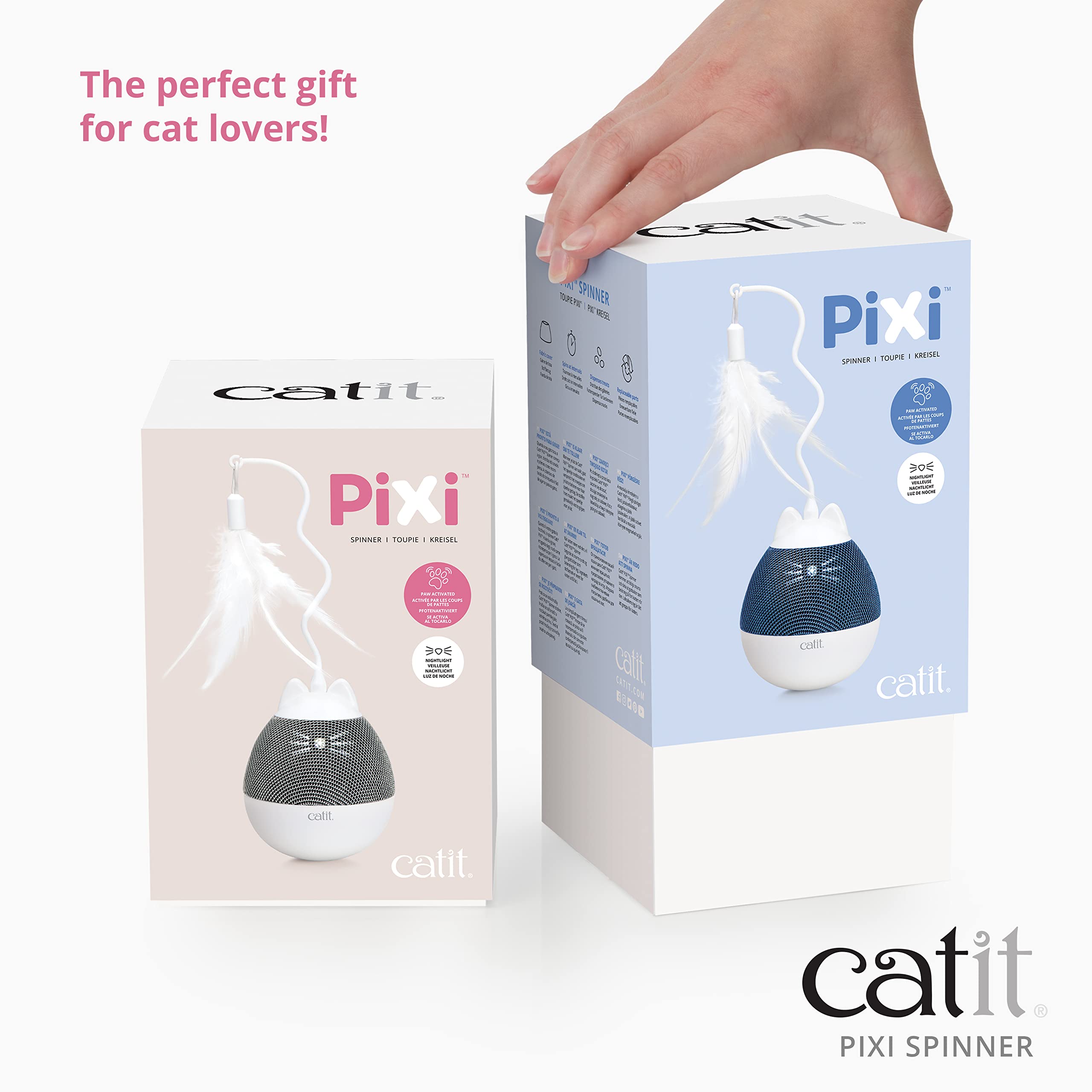 catit-pixi-spinner-jouet-lectronique-pour-chat-blanc-et-bleu image 6