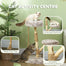 pawhut-arbre-chat-89-cm-poteaux-bois-et-jute-avec-lit-et-jouet-marron image 6