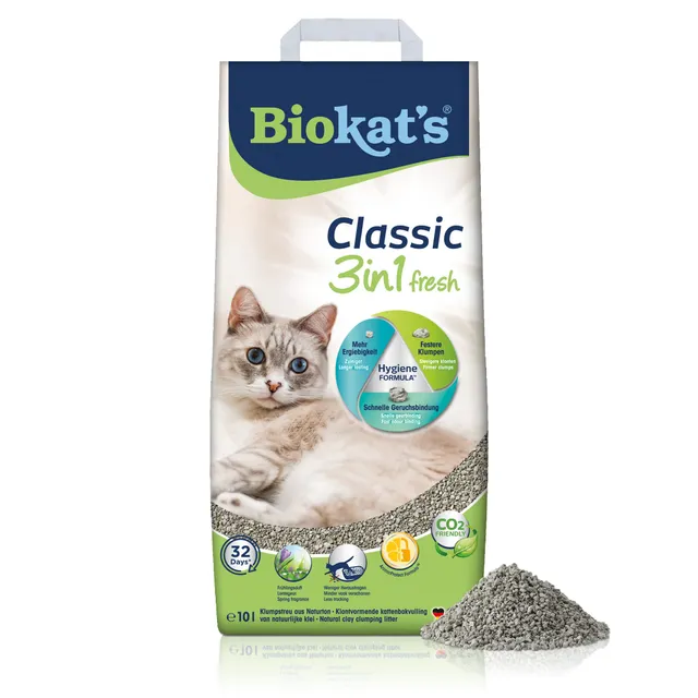 biokat-s-classic-fresh-3in1-parfum-printemps-liti-re-agglom-rante-10-l image 1