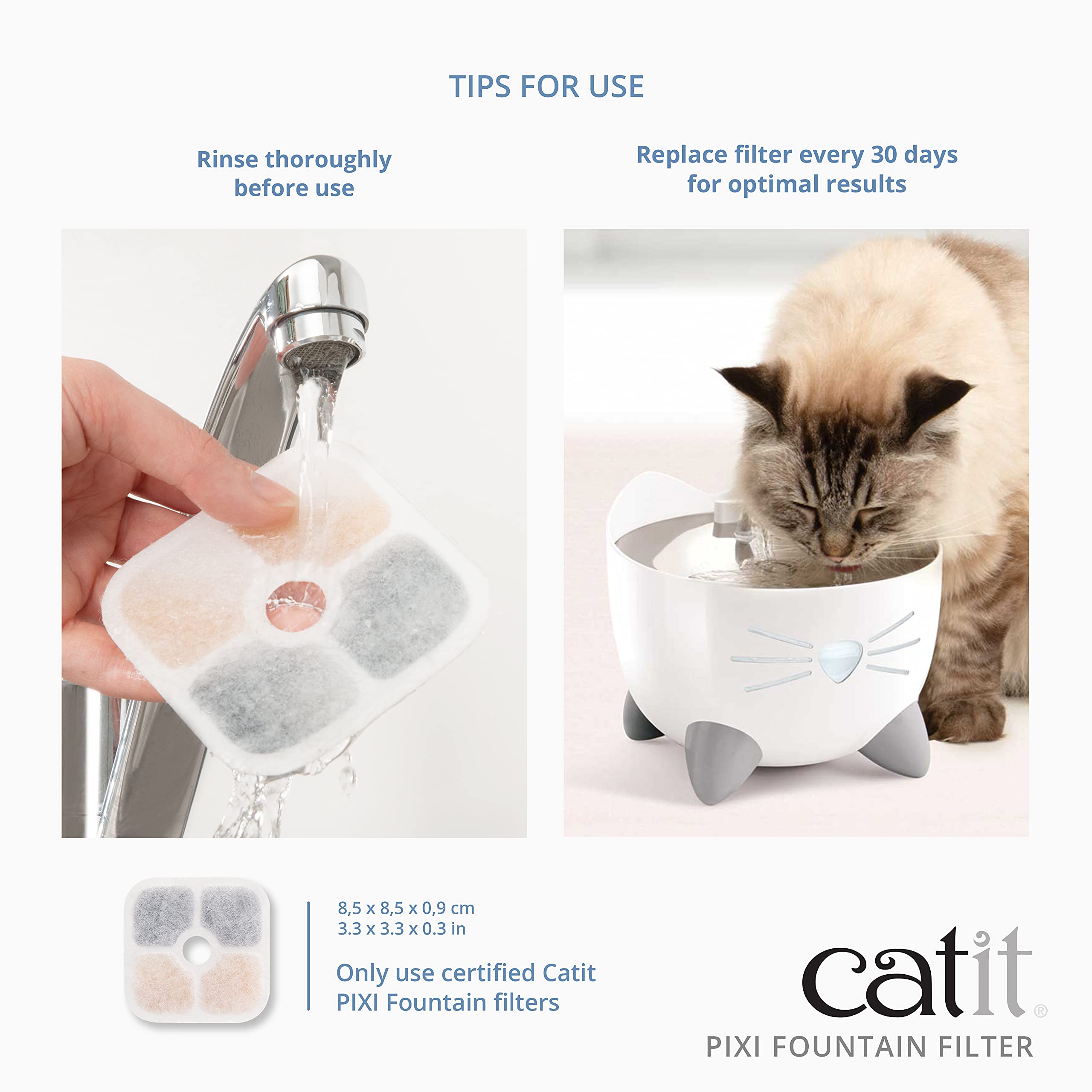 catit-pixi-lot-de-6-filtres-triple-action-pour-fontaine-chat image 4