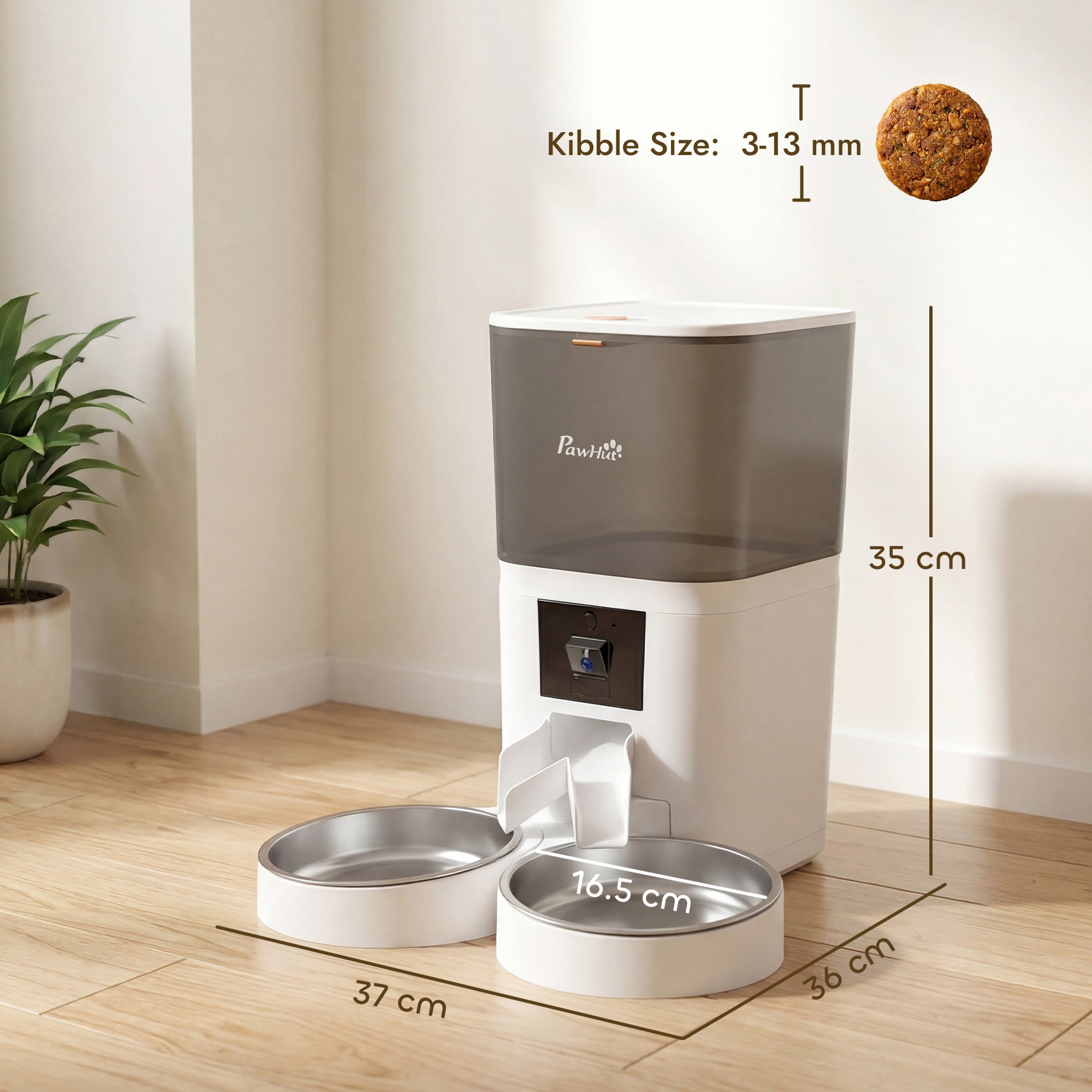 pawhut-distributeur-croquettes-intelligent-6l-avec-cam-ra-hd-pour-2-chats image 4
