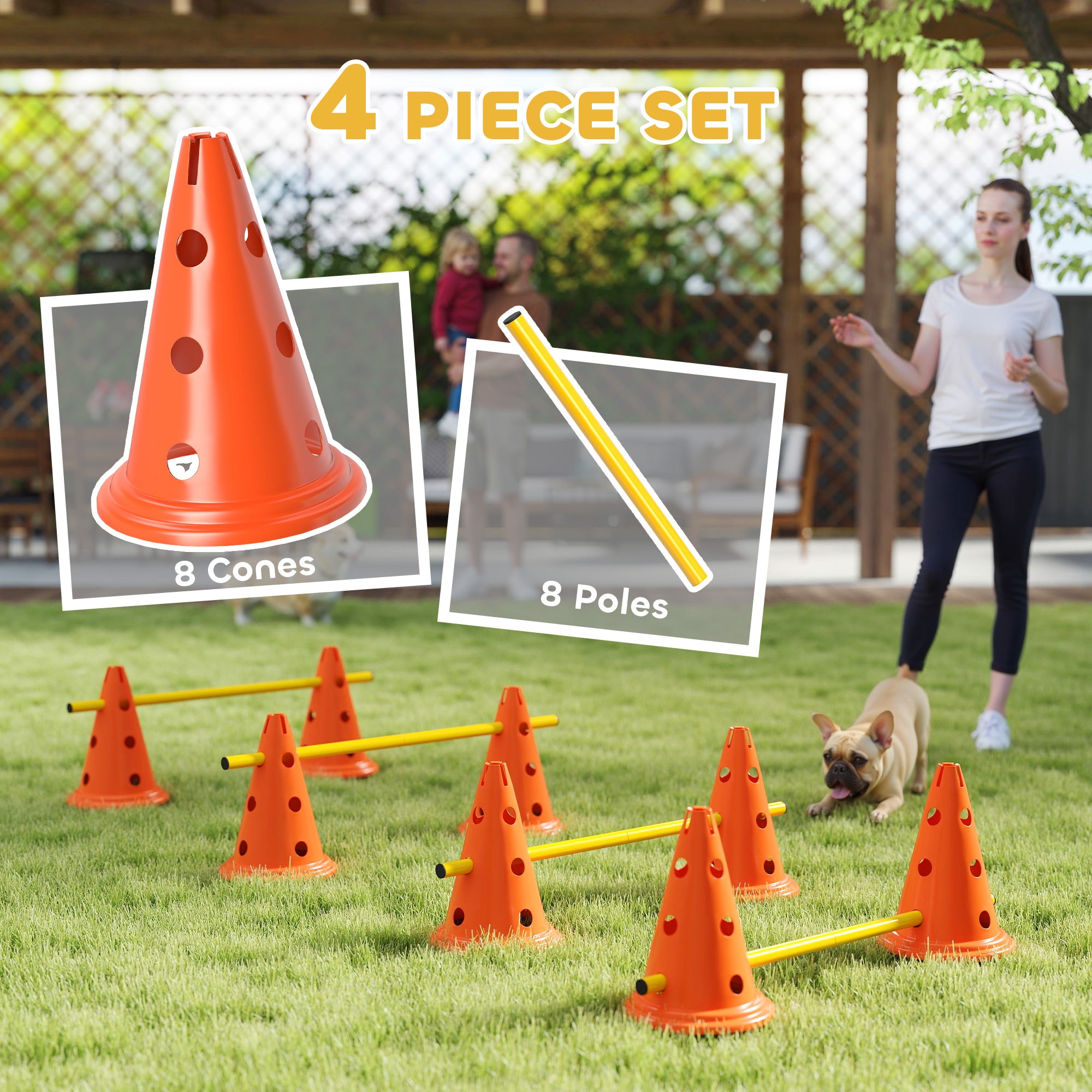 pawhut-set-agility-chien-4-haies-r-glables-avec-sac-orange image 6
