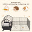 pawhut-cage-hamster-35-pliable-roulettes-avec-rampes-et-accessoires-verre image 6