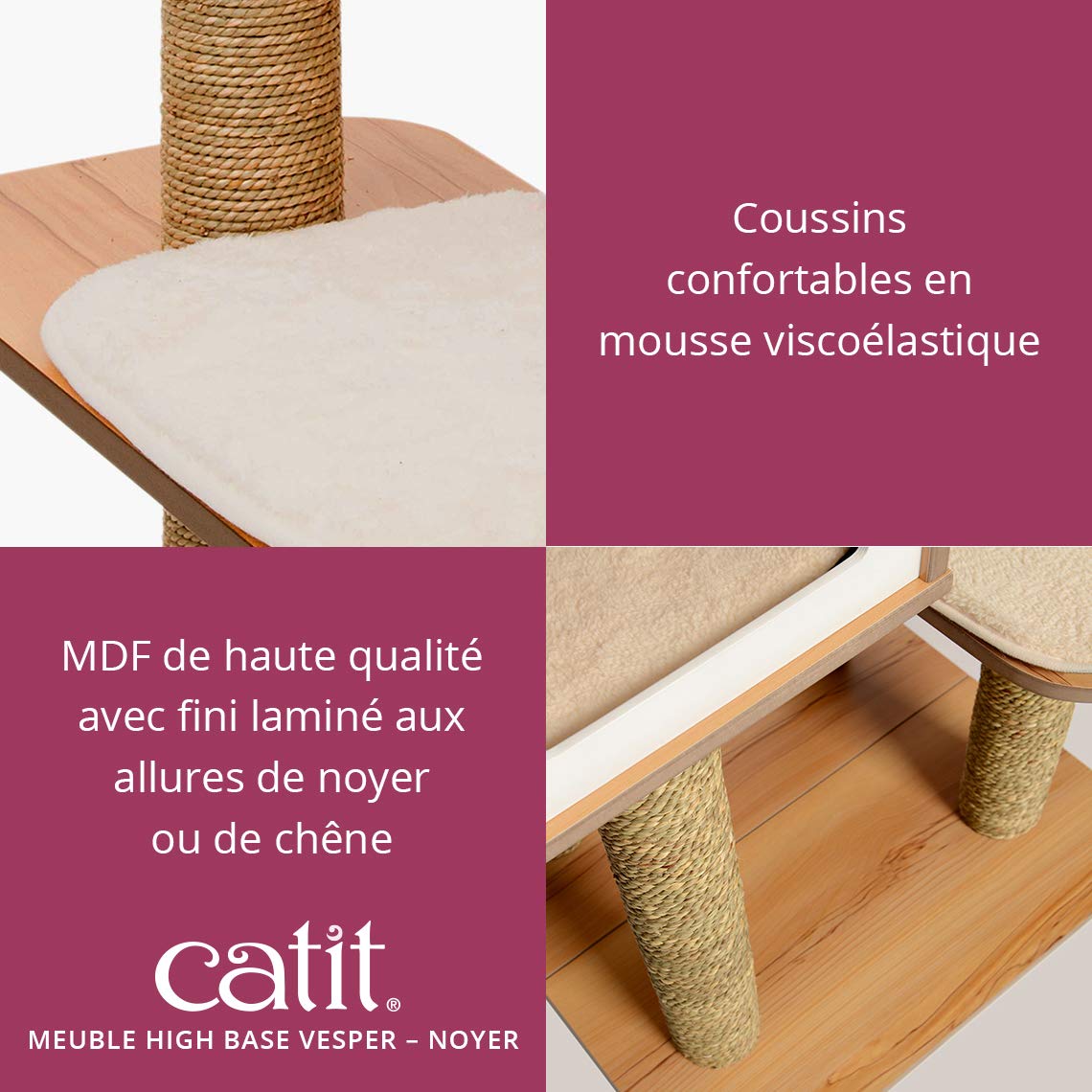 vesper-high-base-52045-arbre-chat-haut-en-noyer-avec-poteaux-sisal-et-cube-douil image 4