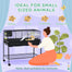 pawhut-cage-2-tages-pour-petits-animaux-avec-support-amovible-tag-re-et-roulette image 7