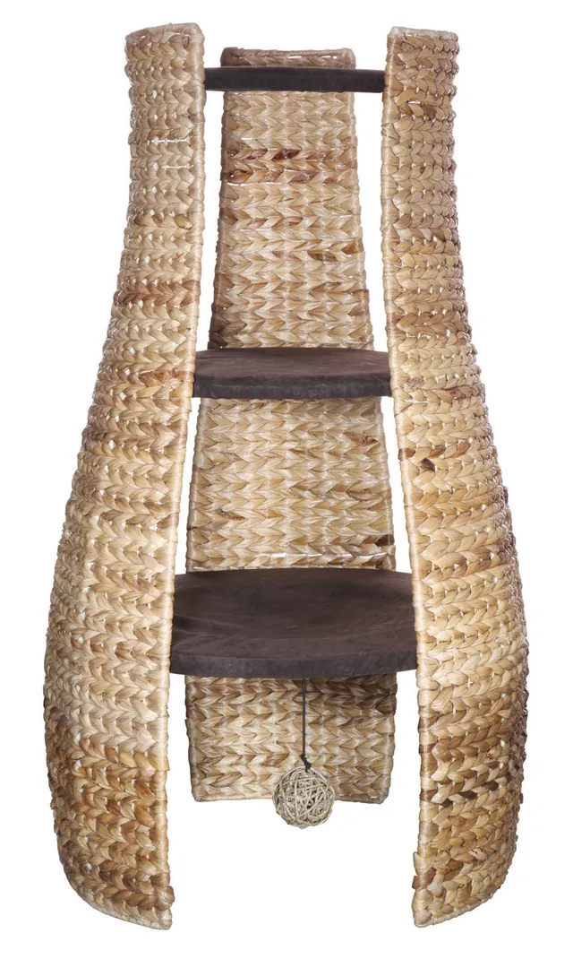catit-hideaway-arbre-chat-3-tages-fibre-de-banane-87-x-58-cm image 1
