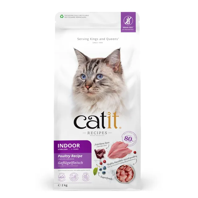 catit-recipes-croquettes-volaille-pour-chat-st-rilis-d-int-rieur-2-kg image 1