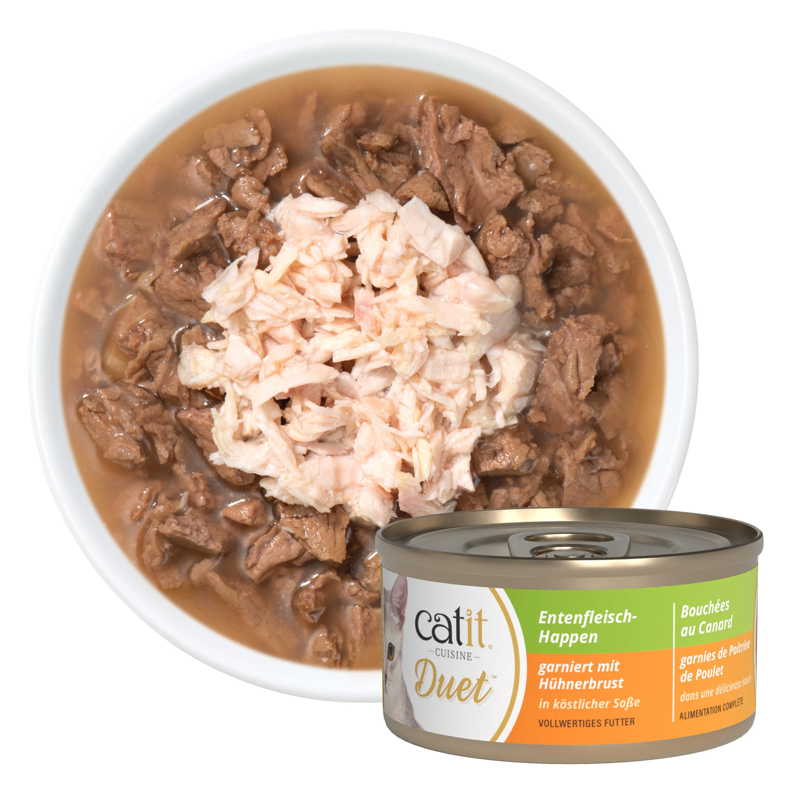catit-cuisine-duet-canard-et-poulet-en-sauce-pour-chat-75-g image 3