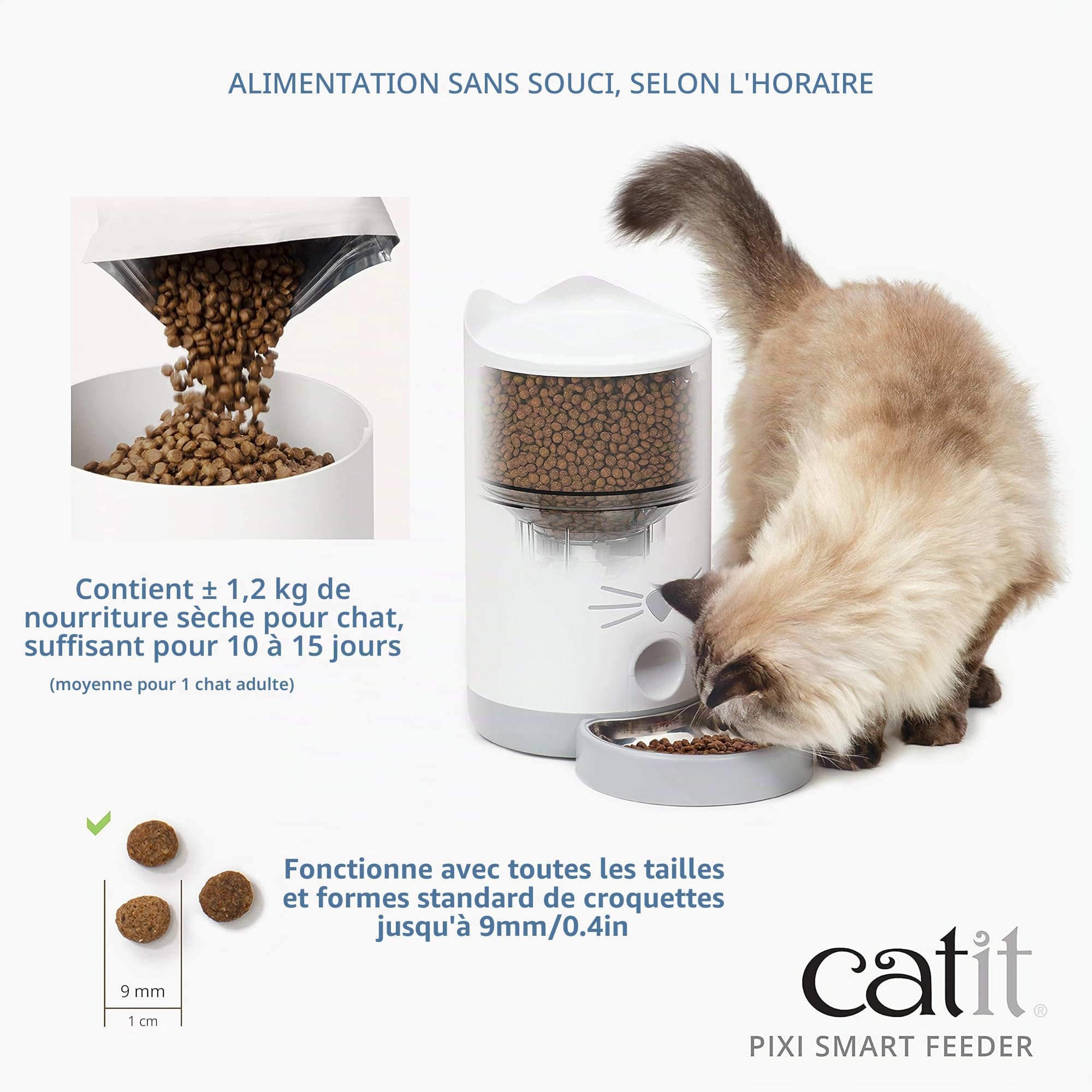 catit-pixi-smart-feeder-distributeur-automatique-connect-1-2-kg image 4