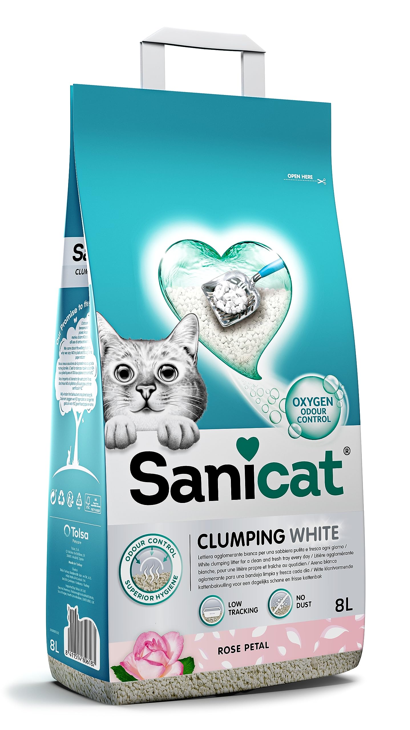 sanicat-liti-re-agglom-rante-blanche-p-tales-de-rose-8-l image 1