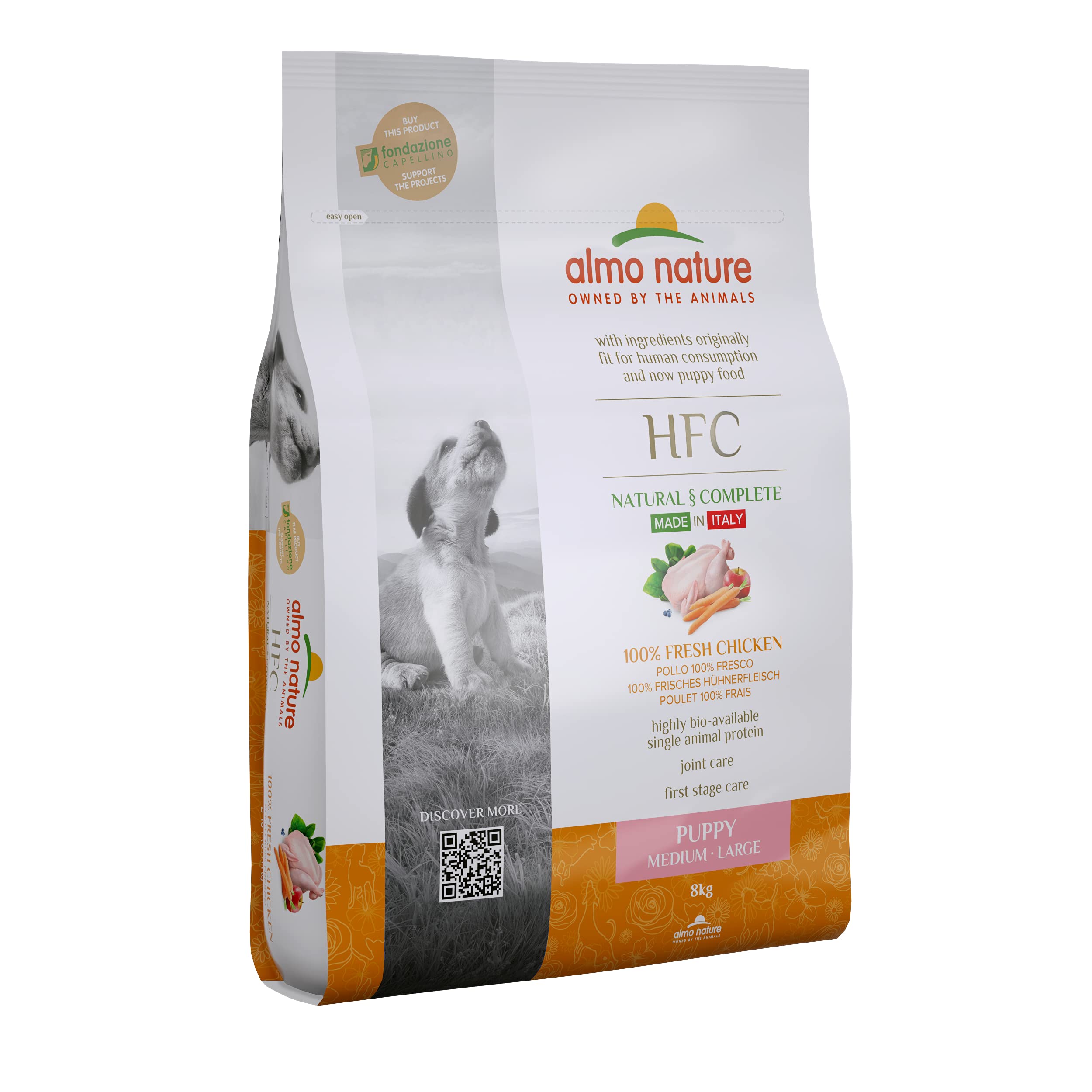 almo-nature-hfc-puppy-m-l-croquettes-pour-chiot-au-poulet-frais-et-riz image 6