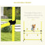 pawhut-kit-agility-4-haies-r-glables-en-hauteur-pour-chien-avec-sac-jaune image 6