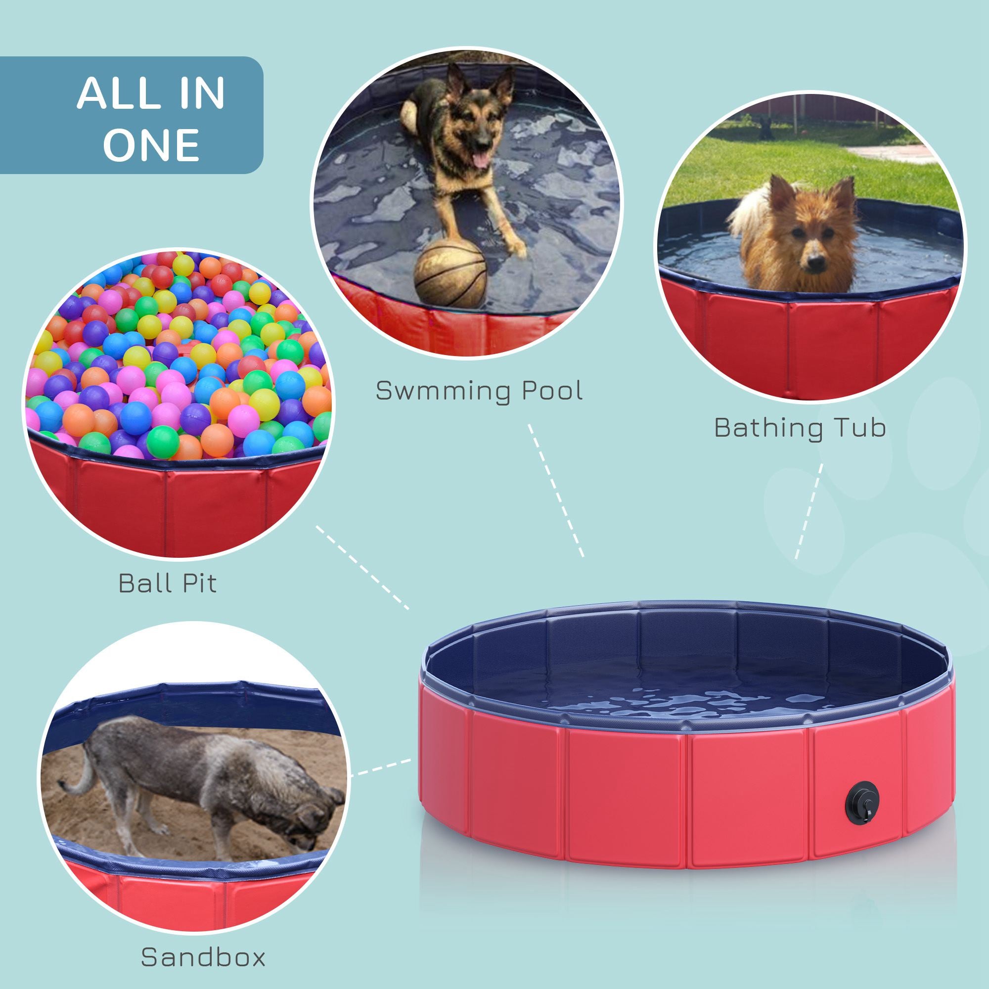 pawhut-piscine-pour-chien-pliable-80-x-20-cm-avec-support-bois-et-fond-antid-rap image 6