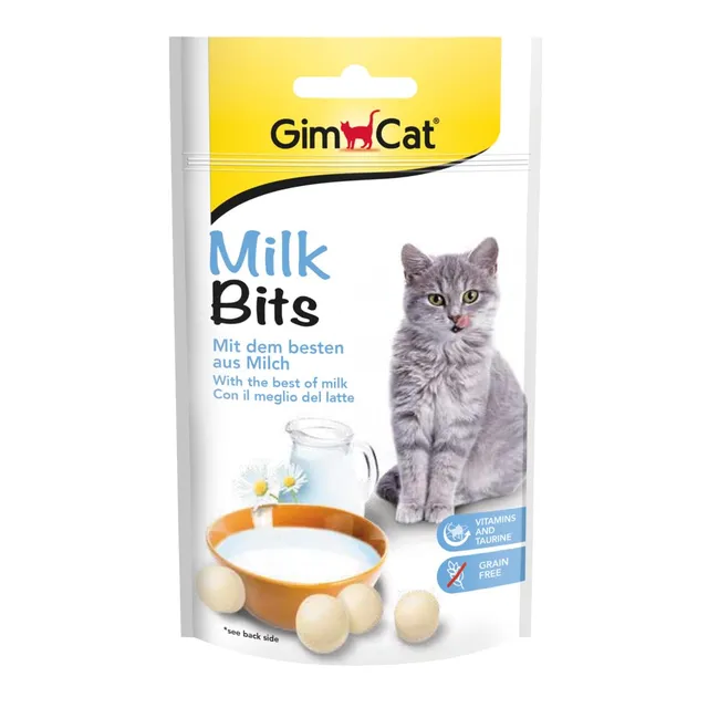 gimcat-milk-bits-snack-lait-vitamin-pour-chat-8-x-40-g image 1