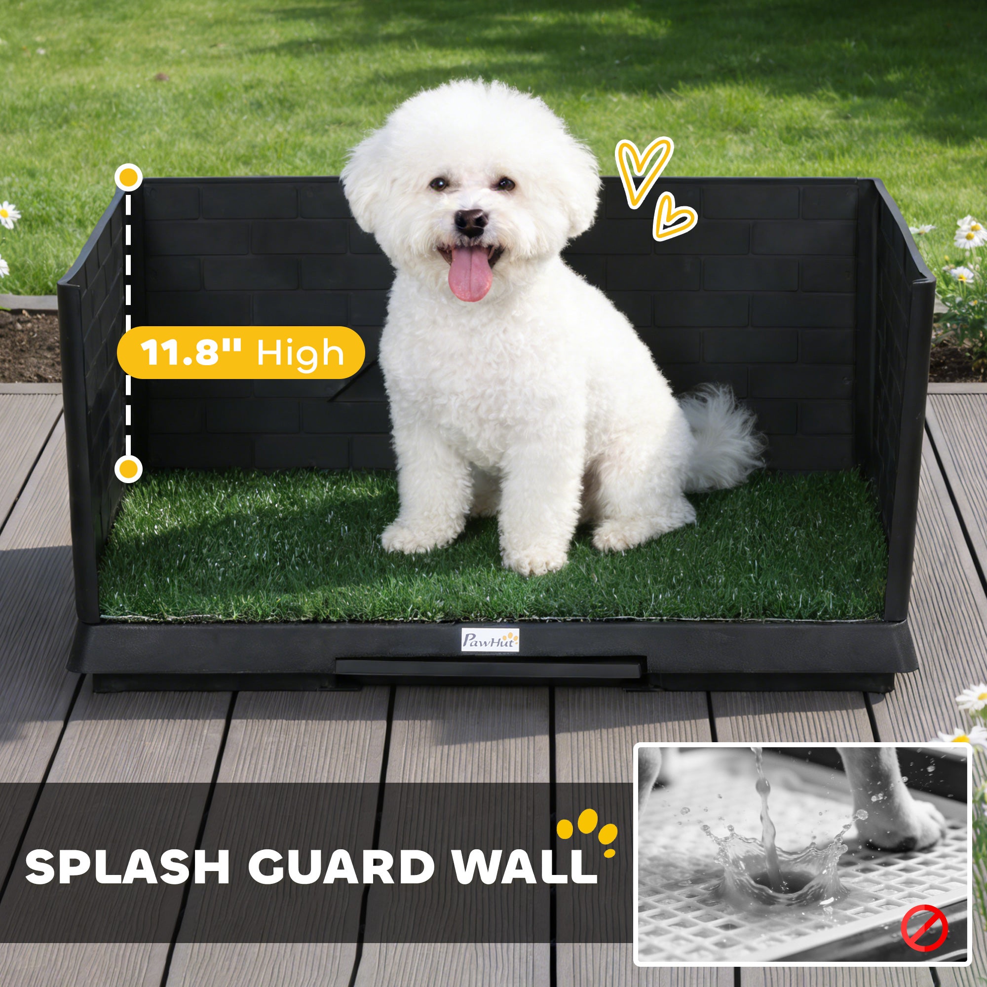 pawhut-bac-gazon-toilettes-pour-chien-d-int-rieur-76-x-51-x-36-cm-avec-parois-ha image 6