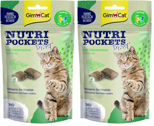 gimcat-nutri-pockets-insecte-et-herbe-chat-friandise-croustillante-sachet-60-g image 4
