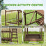 pawhut-parc-d-activit-s-en-bois-pour-poules-avec-perchoir-balan-oire-chelle-caf image 6